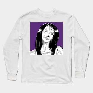 natalie imbruglia ecopop portrait in sketchbook Long Sleeve T-Shirt